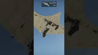 Day 116. Landing gear retraction on [Ho 229 V3] in War Thunder! #warthunder #germany