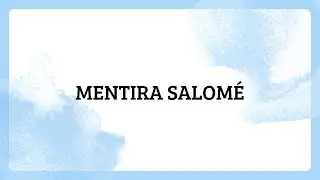 Toña La Negra - Mentira Salomé [Letra]