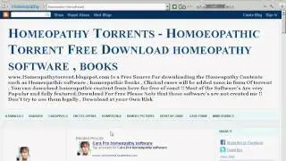 homeopathy free software Download