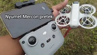 Nyumet Mercon pretek dengan Dron 