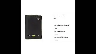 Smooth ordering personalized products:  