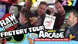 Raw Thrills Arcade Game Factory Tour, 257 Arcade Tour, and Billy Goat Tavern Review Chicago