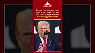 Trump's Plan to Ban US Tech Outsourcing to India #trump #india