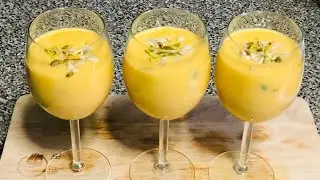Tasty Mango milkshake Recipe | Rich & cream Mango milkshake | 4K Luna&rsquo;s kitchen