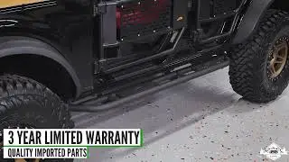 I-LINE FULL LENGTH TUBE STEP FOR USE WITHOUT FACTORY ROCK RAILS FOR 2021+ FORD BRONCO FOUR DOOR