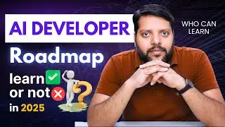 Step-by-Step Guide to Become an AI Developer in 2025 | Full Roadmap (Basic to Advanced) 🤖