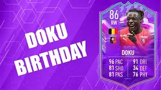 JEREMY DOKU FUT BIRTHDAY : FIFA 22 # 83