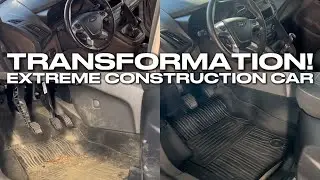 Extreme Ford Transit Interior Deep Clean | Construction Site Vehicle Transformation