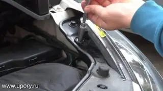 Установка амортизаторов (упоров) капота для Hyundai Grand Starex H1 (арт. KU-HY-ST00-00) от upory.ru