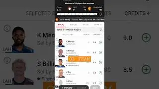 LAH vs ISL Dream Team #cricket #psl #ipl #dream11 #fantasy #viral #viralshorts #trending #shorts
