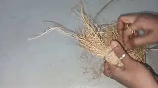 Diy vetiver loofah/bath scrubber/ vetiver products/ homemade loofah