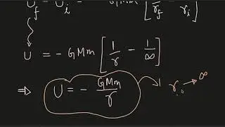 WHY WE TAKE ZERO POTENTIAL ENERGY AT INFINITY