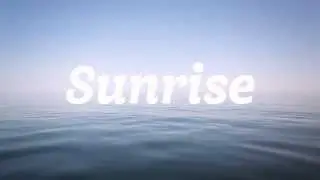 Sunrise - Logo animation