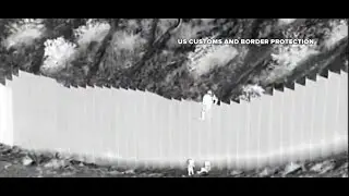 Video: children being dropped over border fence in New Mexico