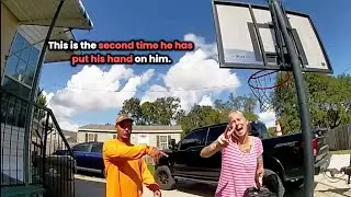 Police Bodycam Shows Father Taken Into Custody After Violent Public Incident