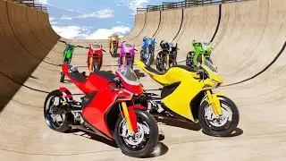 Gt mega ramp racing bike | 3D game play | impossible bike racing 3d game - Android gameplay