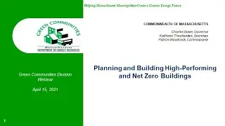 GC Webinar  Planning and Building High Performing Buildings