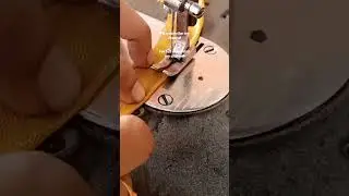 invisible thread piping with normal foot