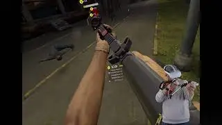 Pico 4 VR Gunstock in action with Contractors VR Zombies