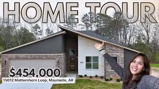 New Construction Home in Mauemelle Arkansas. Stonebrook Neighborhood has it's own lake and ponds.
