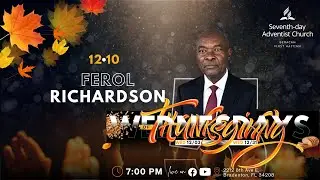 5 Wednesdays of Thanksgiving | Thankful For God's Providence | Past. Ferol Richardson