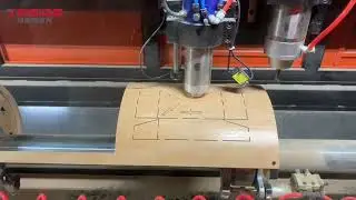 TSD-RC300 CNC Rotary Cutting Machine with Fast Cutting Speed, Milling Cutting and Drilling Holes