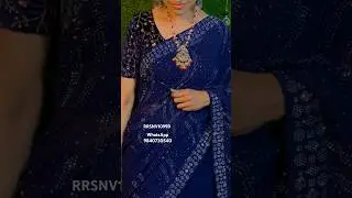 Rs.1099 only. Georgette stone work sarees at offer price.#georgette saree #stoneworksaree #partywear
