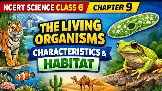 NCERT SCIENCE CLASS-6TH CHAPTER 9 (Part-3)The Living Organisms-Characteristics and Habitats