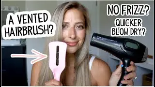 A NEW WAY TO BLOW DRY YOUR HAIR? GET READY WITH ME!