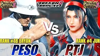 Tekken 8 - Peso (Bryan) vs PTJ (Jun) - Epic Ranked Match