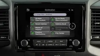 2023 Nissan Frontier - Setting a Destination (if so equipped)