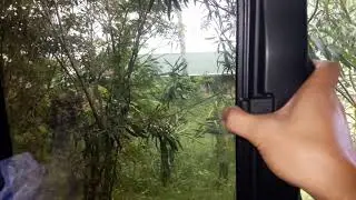 HOW TO REMOVE WINDOW (LEAK WHEN RAINING) TOYOTA HIACE COMMUTER