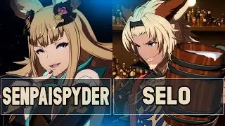 GBVS: SenpaiSpyder (Metera) Vs Selo (Lowain) | High Level Gameplay.