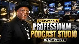 I Created a Professional Podcast Studio in My Office