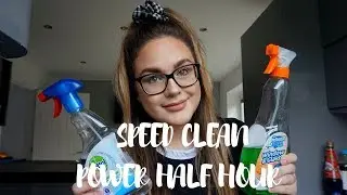 DAILY KITCHEN CLEAN | POWER HALF HOUR | SPEED CLEAN | JADE TOMLINSON