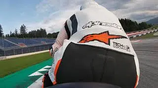 Moto2 Training Gold Red Bull Ring Spielberg Rear View