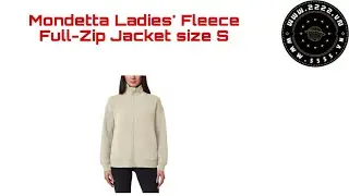 Mondetta Ladies' Fleece Full-Zip Jacket size S