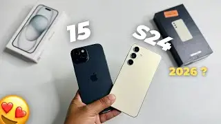 iPhone 15 vs Samsung S24 in 2026 🔥 Camera, Performance & Battery | Which One is Best?