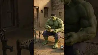Hulk Ki Maa Bani Haddi #hulk #ai  #viral #hulkvideos