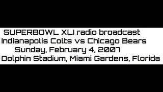 SUPERBOWL XLI Colts vs Bears (radio)