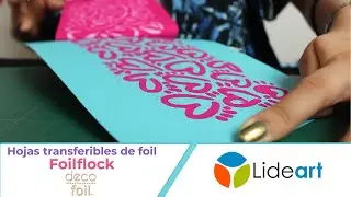 Hojas transferibles Foilflock con acabado aterciopelado