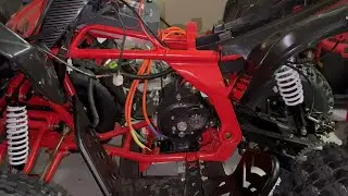125cc Apollo Blazer9 ELECTRIC Conversion; Brainstorm/Install-QS138v3, Votol EM260, 72v 34ah MOLICEL