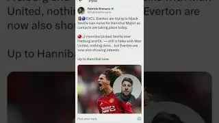 Hannibal Mejbri Everton look to hijack! @Everton #january #transfernews
