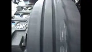 ホイールバランス調整１本目　ポテンザＲＥ１１Ａ　205/55Ｒ16　ブリヂストン　スカイライン。　タイヤホイール販売・整備・修理の専門店・専門工場　東京・八王子　ミスタータイヤマンＴＡＩＲＡ