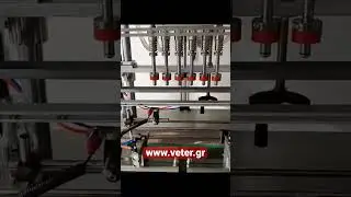 Automatic level filling machine #packagingmachines #veterpackagingmachines
