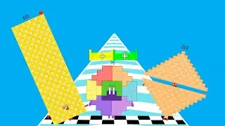 NUMBERBLOCKS RUN | Let's Challenge With Calculations With Numberlock 301,76 & 201 | LEARN TO COUNT