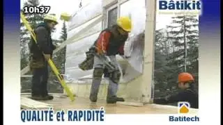 Maison usin&eacute;e : construction rapide
