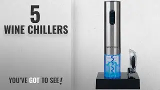 Top 10 Wine Chillers [2018]: Secura SWO-3N Stainless Steel Electric Wine Opener Corkscrew Bottle