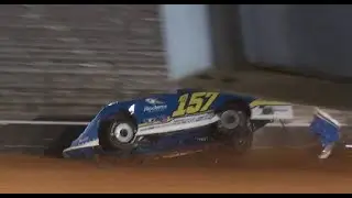 Mike Marlar Hard Wreck At Bristol Dirt Nationals 2022