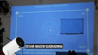 IMAGEM DO PROJETOR TORTA? COMO ACERTAR SEM MOVER O PROJETOR DE LUGAR ( Corre&ccedil;&atilde;o de Keystone )